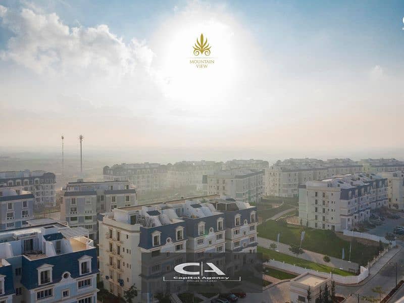 own an apartment with immediate receipt in Mountain View iCity Compound, New Cairo View on the lagoon with only 10% down payment * Mountain View I Cit 4