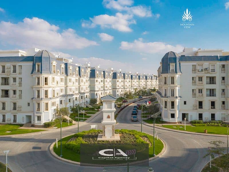 own an apartment with immediate receipt in Mountain View iCity Compound, New Cairo View on the lagoon with only 10% down payment * Mountain View I Cit 7