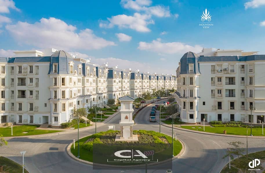 own an apartment with immediate receipt in Mountain View iCity Compound, New Cairo View on the lagoon with only 10% down payment * Mountain View I Cit 19