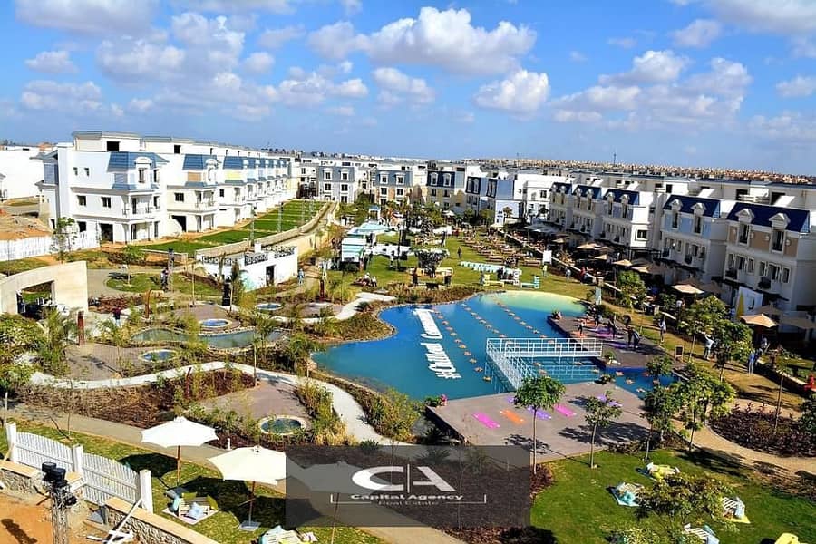 own an apartment with immediate receipt in Mountain View iCity Compound, New Cairo View on the lagoon with only 10% down payment * Mountain View I Cit 21