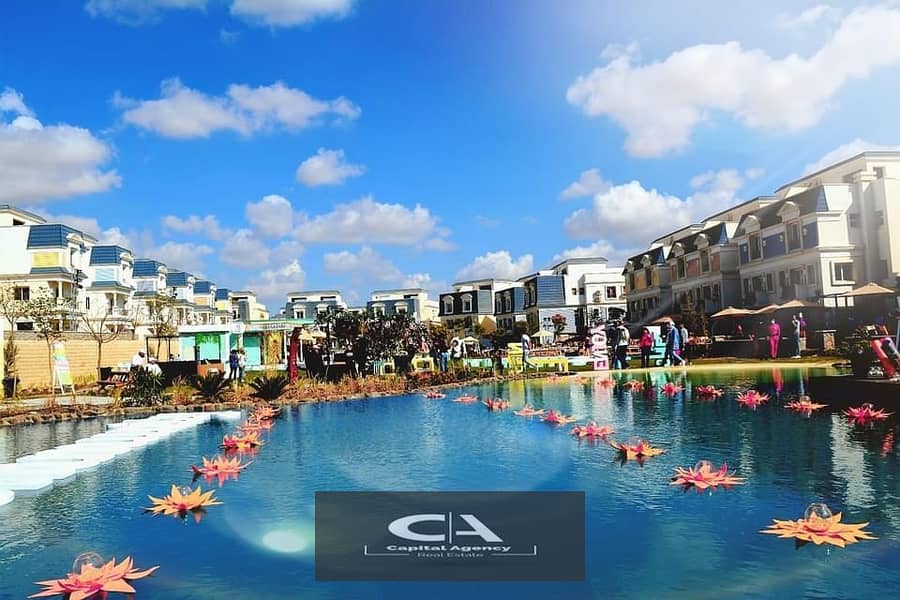 own an apartment with immediate receipt in Mountain View iCity Compound, New Cairo View on the lagoon with only 10% down payment * Mountain View I Cit 22