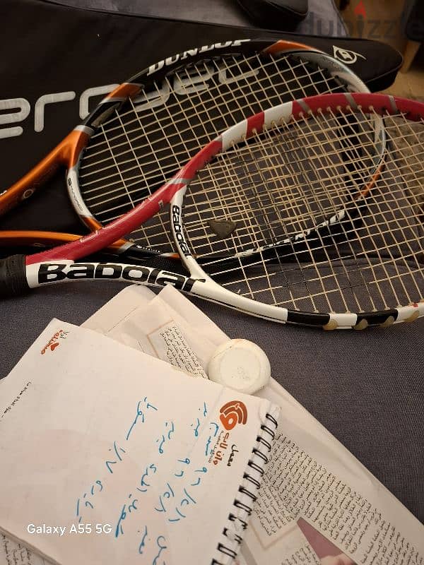 2 tennis rackets v good condition 4