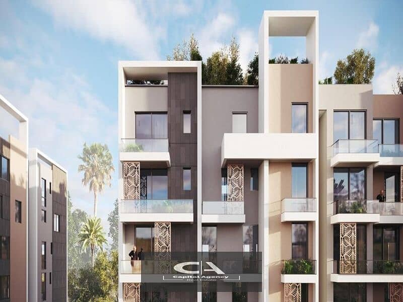 With only 10% down payment, a super luxury duplex with a finished garden in Reportage Compound A special location with a special cash discount 14