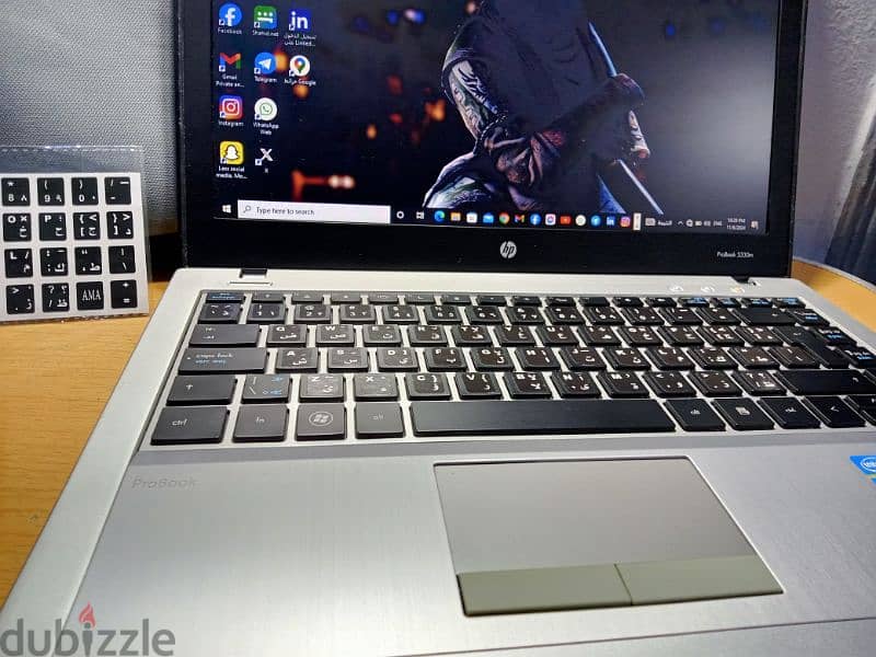 Hp probook هيكل معدني من المانيا رام ٨ هارد ٥٠٠ 4