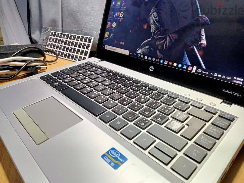 Hp probook هيكل معدني من المانيا رام ٨ هارد ٥٠٠ 7