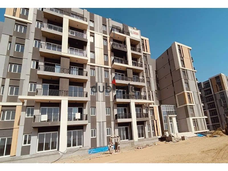 Resale apartment for sale, ready to move, in Haptown (Park View - first phase), Hassan Allam, Mostaqbal City, on the Suez Road, close to Al Amal Axis 1