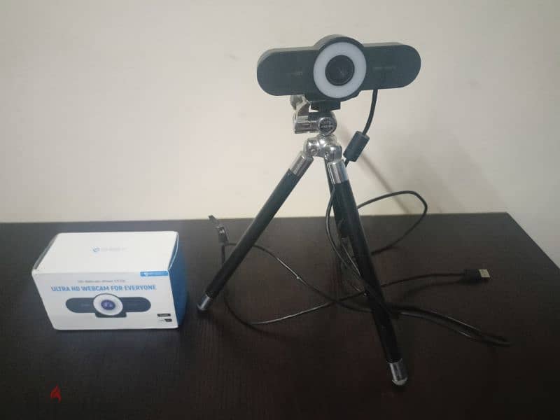 camera Emeet c970l fhd 1080 60Fps flash 3 level + stand hakuba 1