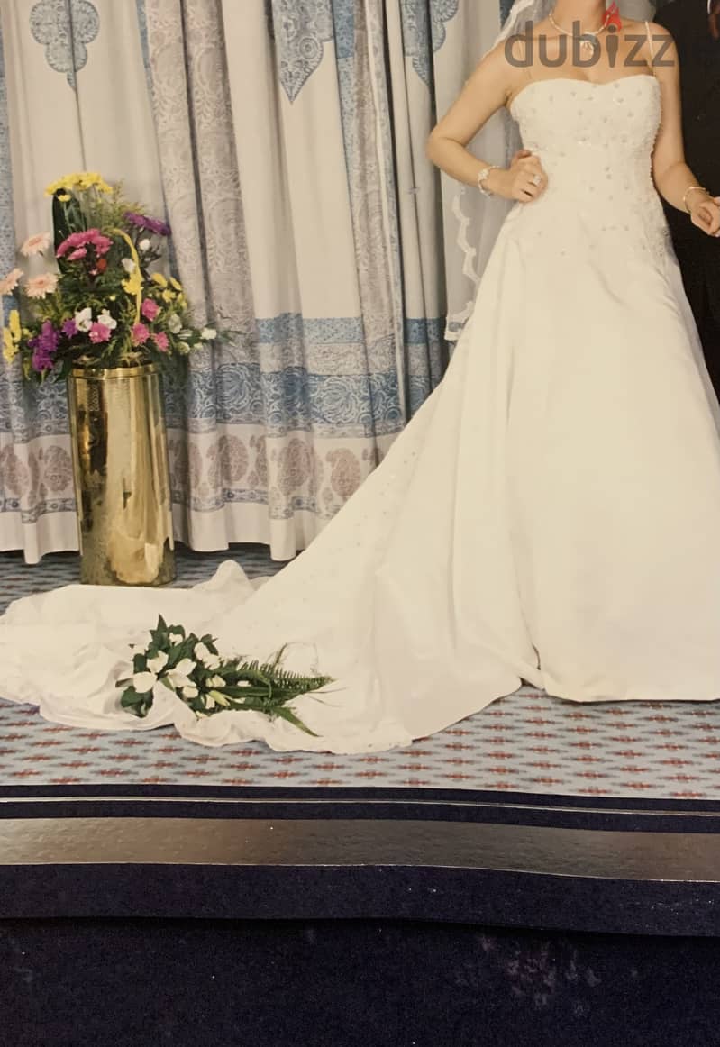 Mori Lee vintage wedding dress. فستان زفاف من إسبانيا 0