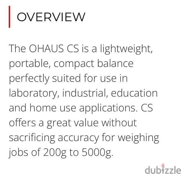 ميزان رقمي اليكتروني Ohaus CS-5000 2