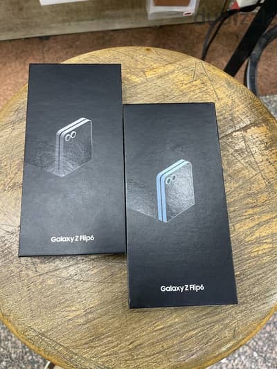 Galaxy Z Flip 6 256G جديد متبرشم