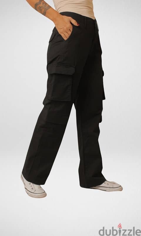 Bershka black cargos 0