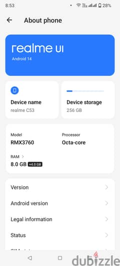 Realme C53 0