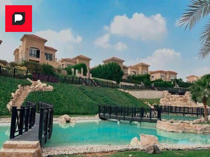 For sale, a luxury villa in Telal East, Fifth Settlement, next to Mountain View or Palm Hills, with a view on the largest Crystal Lagoon 19