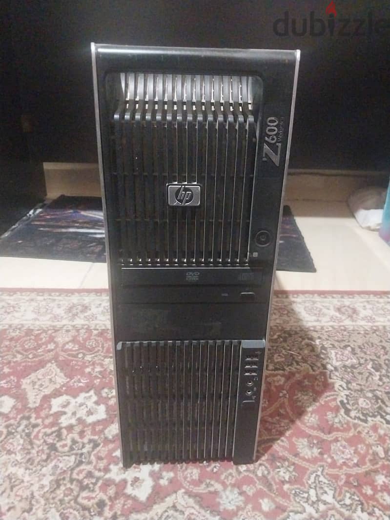 كمبيوتر ألعاب وجرافيك . . HP Z600 - Dual Xeon + Quadro 3