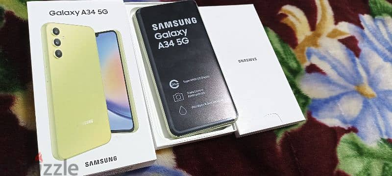 Samsung a34 بشاحن سامسونج اصلي 6