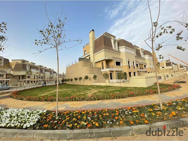 Receive your apartment immediately, a large area with a landscape view in Sarai Mostakbal City 7