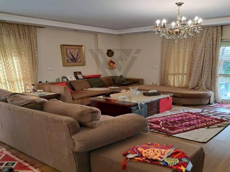 F. Finished Apartment 3 Bedrooms with garden 155m in Sarai 0