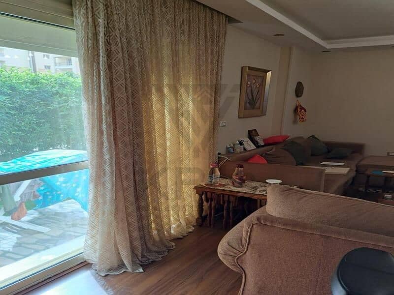 F. Finished Apartment 3 Bedrooms with garden 155m in Sarai 8