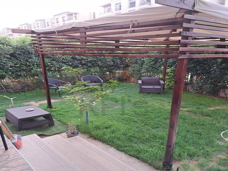 F. Finished Apartment 3 Bedrooms with garden 155m in Sarai 18