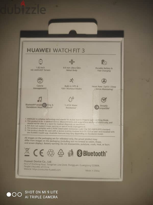 Huawei Watch Fit 3 New Unopened 2