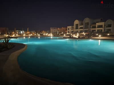 Apartment 91m for sale in Kamaran El Gouna Orascom - overlooking sandy pools