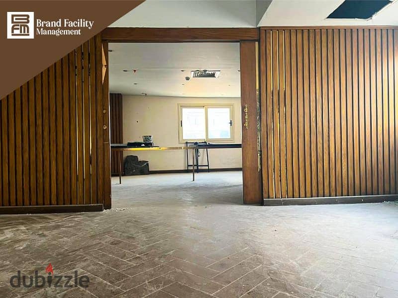 مقر إداري - مكتب متشطب بالكامل للإيجار واجهة على شارع التسعين التجمع الخامس 450م Headquarter - office for rent in 5th settlement 450m 9