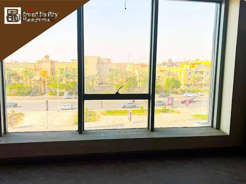 مقر إداري - مكتب متشطب بالكامل للإيجار واجهة على شارع التسعين التجمع الخامس 450م Headquarter - office for rent in 5th settlement 450m 13