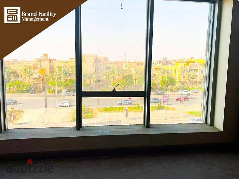 مقر إداري - مكتب متشطب بالكامل للإيجار واجهة على شارع التسعين التجمع الخامس 450م Headquarter - office for rent in 5th settlement 450m 14