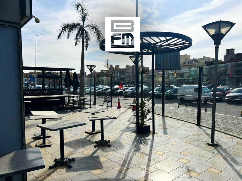 Fully finished retail for rent in a prime location directly on Mohamed Naguib Axis 1st Settlement 2