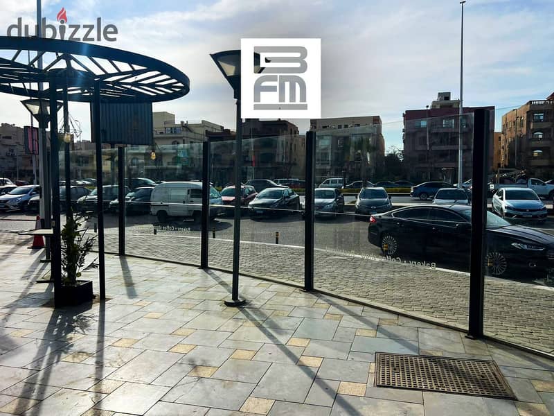 Fully finished retail for rent in a prime location directly on Mohamed Naguib Axis 1st Settlement 4