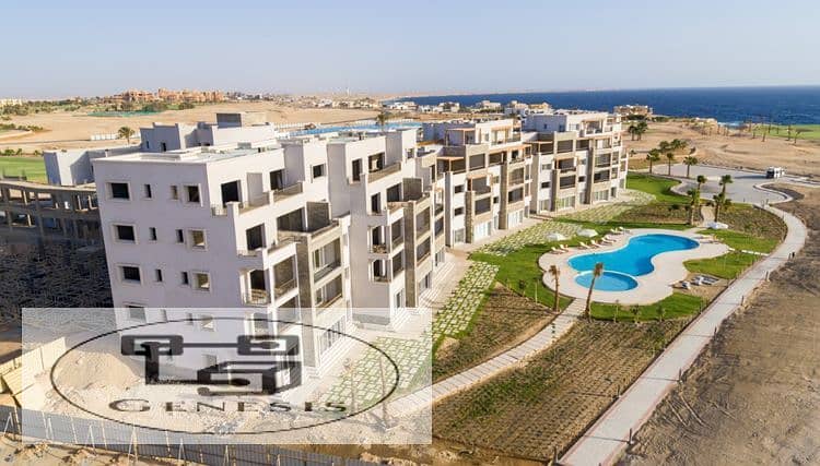 Apartment for sale first row on the sea and golf in Soma Bay Hurghada super lux finishing installments over 7 years 2