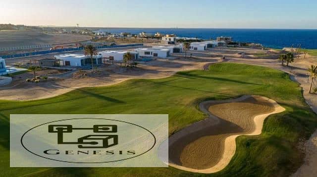 Apartment for sale first row on the sea and golf in Soma Bay Hurghada super lux finishing installments over 7 years 10