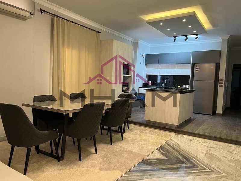 Furnished apartment for rent in Narges, fully air-conditioned villas, ultra super luxury finishing, furnished modern - Fifth Settlement 0