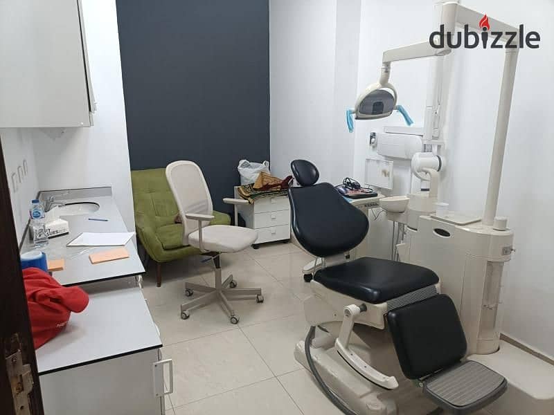 عيادة أسنان 3غرف مفروشه للإيجار في ميديكال بارك بريميير التجمع الخامس clinic rent medical park Premier 1