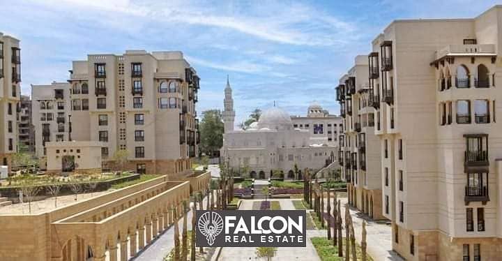 Apartment with 10% down payment and installments over 7 years in Fustat Compound, in front of the Egyptian Museum, fully finished, ready to move 5