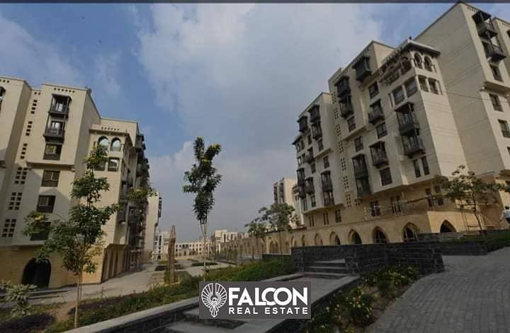 Apartment with 10% down payment and installments over 7 years in Fustat Compound, in front of the Egyptian Museum, fully finished, ready to move 9