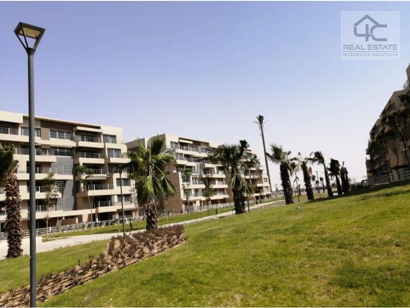 Ready to move a fully finished apartment corner 3 bedrooms open view for sale in Palm Hills New Cairo 2