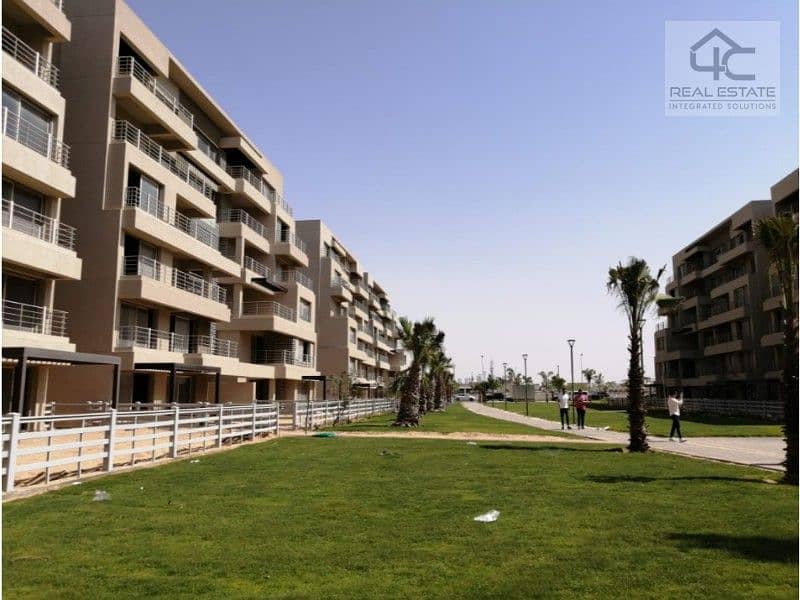 Ready to move a fully finished apartment corner 3 bedrooms open view for sale in Palm Hills New Cairo 7