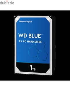 HDD 1T WD Blue + 1T Games | هارد ويسترن ازرق 1 تيرا مليان العاب 0