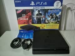 جهاز PS4 Slim 500GB Software 12 + وكبلاته بحالة ممتازة (استعمال شخصي) 0