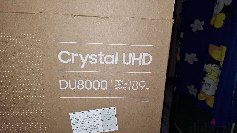 samsung "75" Inch crystal UHD 6