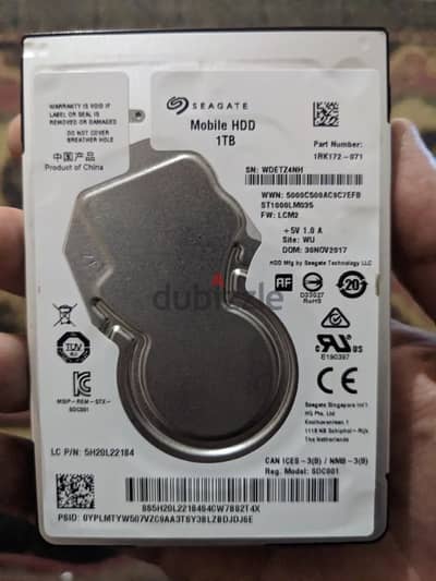 Seagate hdd 1tera  هارد ١تيرا