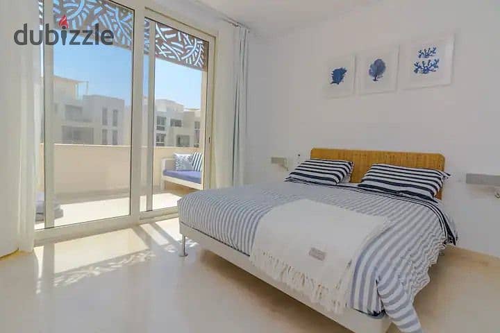 Ready to move Sea view 1Br Beach And Pool Chalet in Mangroovy gouna 8