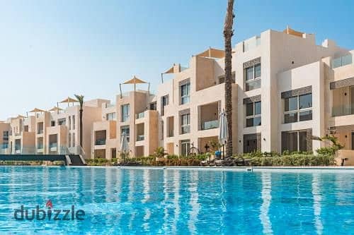 Ready to move Sea view 1Br Beach And Pool Chalet in Mangroovy gouna 16