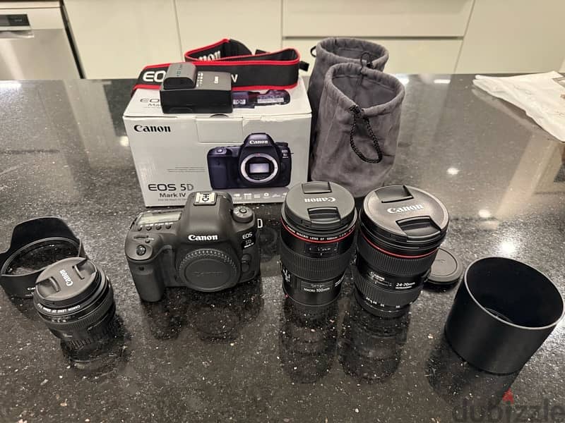 Canon 5D Mark IV, with lenses 0