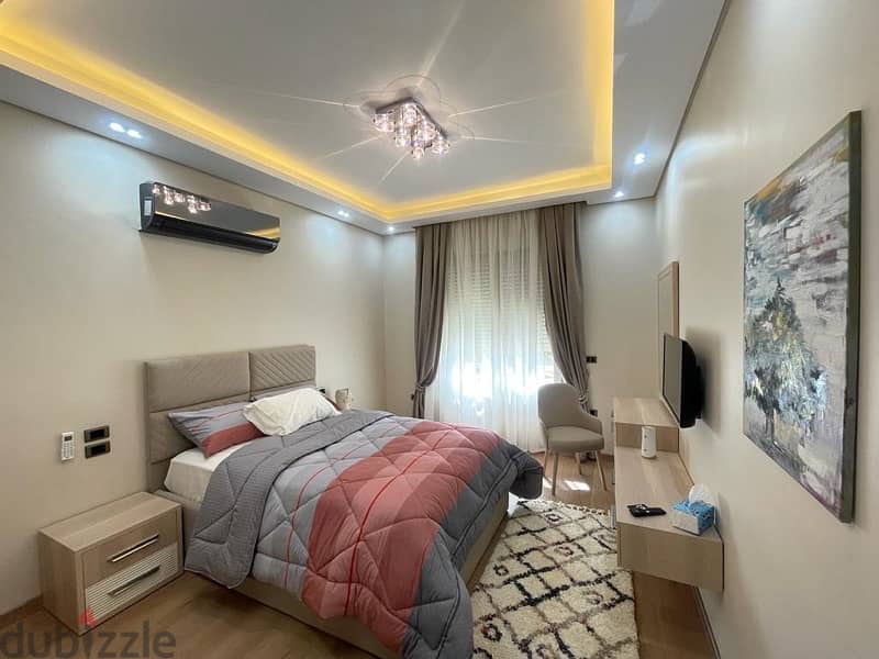 شقة للايجار فرش فندقى موقع متميز جوار الشيخ زايد Fully Furnished 6