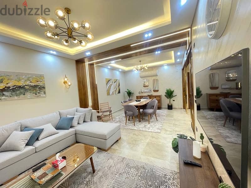 شقة للايجار فرش فندقى موقع متميز جوار الشيخ زايد Fully Furnished 12