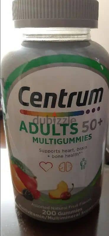 centrum  adults 50+  multigummies