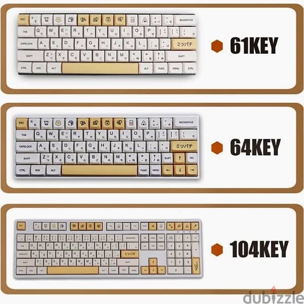 keycaps Honey Milk Key Cap 2