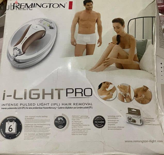 I light pro hair removal Remington 0